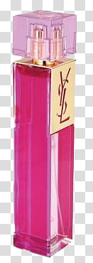 perfumes s, pink Yves Saint Laurent fragrance bottle transparent background PNG clipart