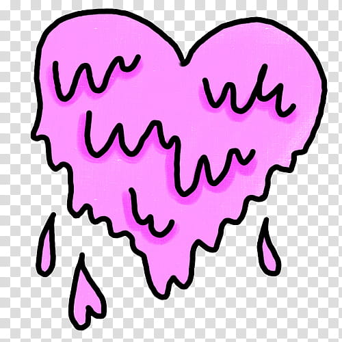 s, pink melting heart transparent background PNG clipart