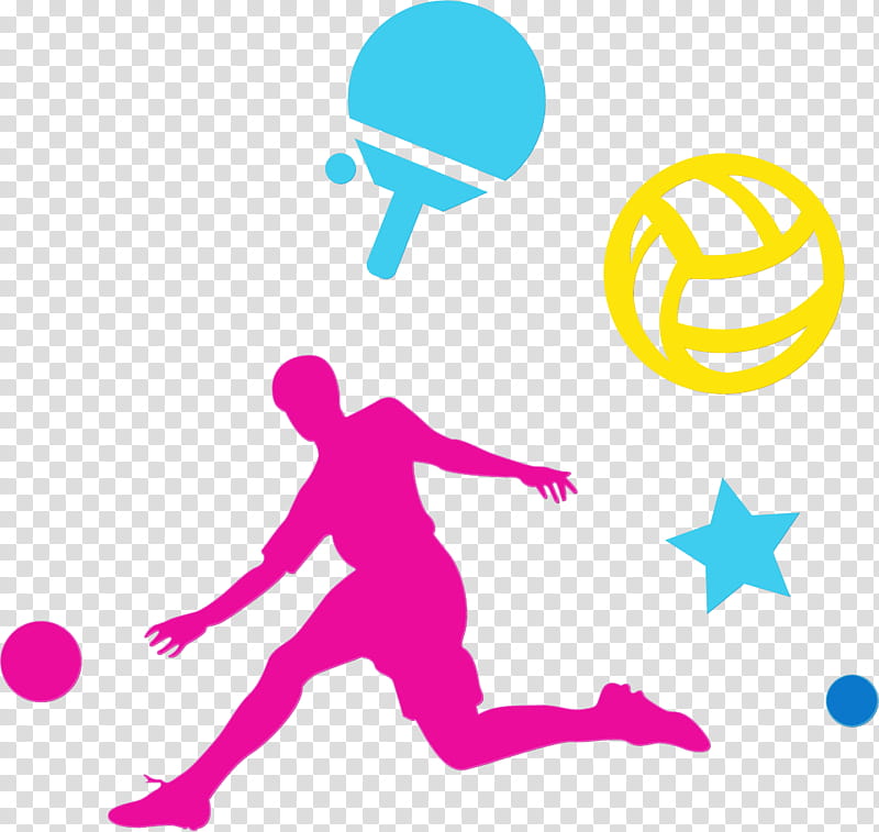 volleyball player playing sports throwing a ball, Watercolor, Paint, Wet Ink transparent background PNG clipart