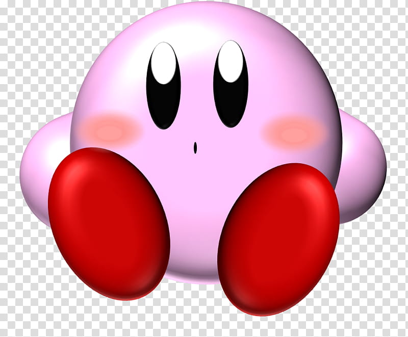 D kirby transparent background PNG clipart