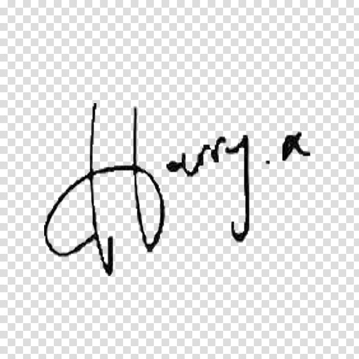 One Direction Signatures , Harry. artist signature art transparent background PNG clipart