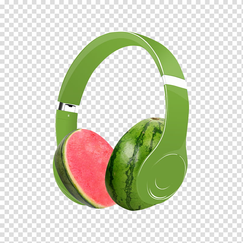 Headphones, Green, Gadget, Audio Equipment, Technology, Plant, Ear transparent background PNG clipart