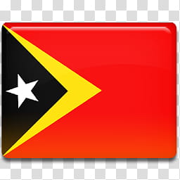 All in One Country Flag Icon, Timor-Leste-Flag- transparent background PNG clipart