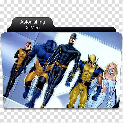Marvel Comics Folder , Astonishing X-Men transparent background PNG clipart