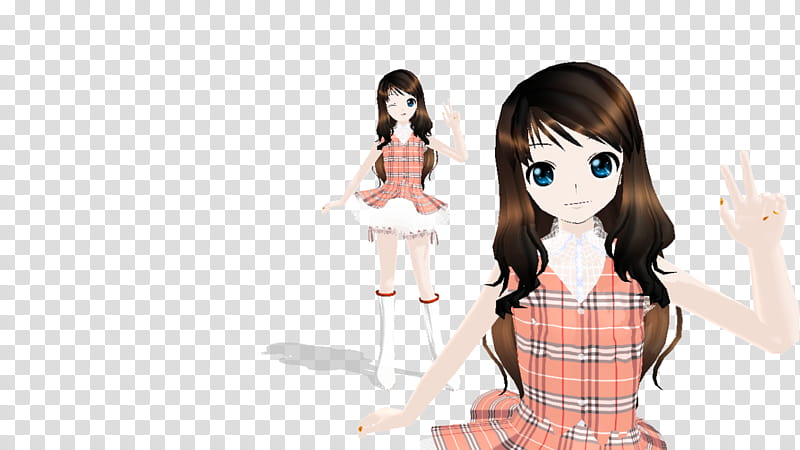 MMD Newcomer transparent background PNG clipart