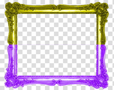 Marcos, purple and beige frame transparent background PNG clipart