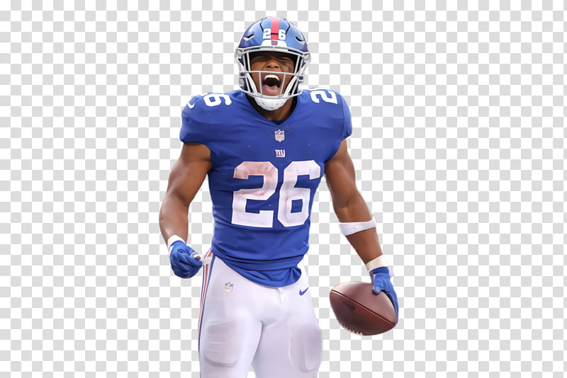 American Football, Saquon Barkley, Sport, Face Mask, New York Giants, American Football Helmets, Carolina Panthers, Sports transparent background PNG clipart