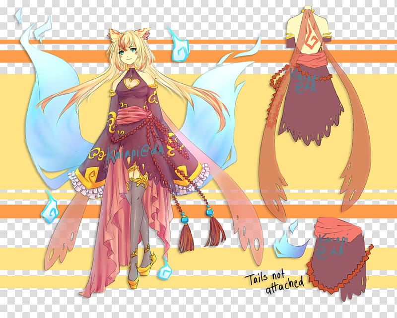 Sweet Kitsune Adopt Auction CLOSED transparent background PNG clipart