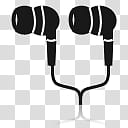 ecqlipse, black earphones illustration transparent background PNG clipart