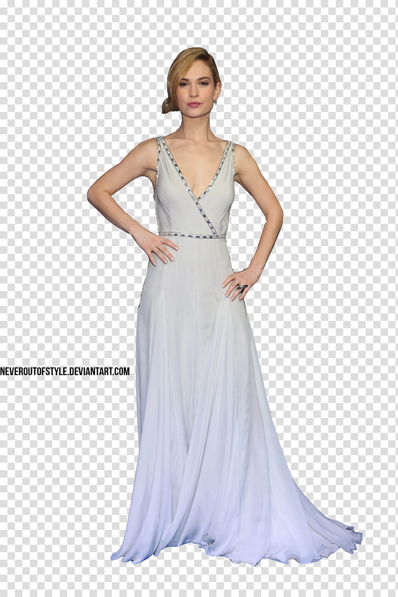 Lily James , _cinderellamexicocity_ transparent background PNG clipart