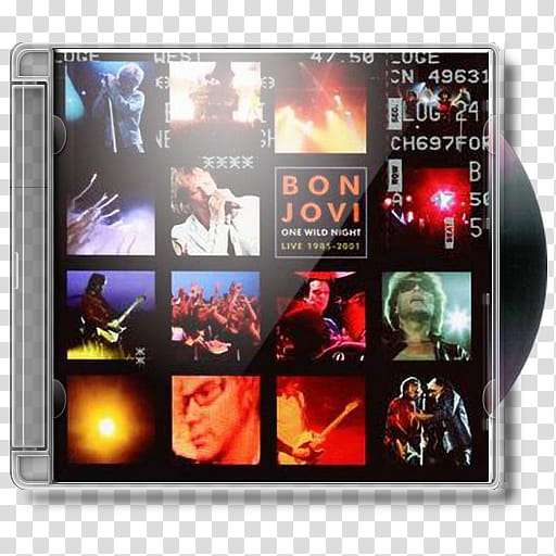 Bon Jovi, , One Wild Night Live - transparent background PNG clipart