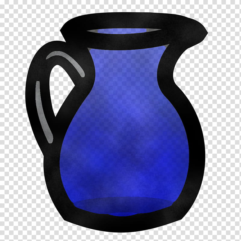 cobalt blue blue purple pitcher drinkware, Vase, Serveware, Jug, Electric Blue, Tableware transparent background PNG clipart