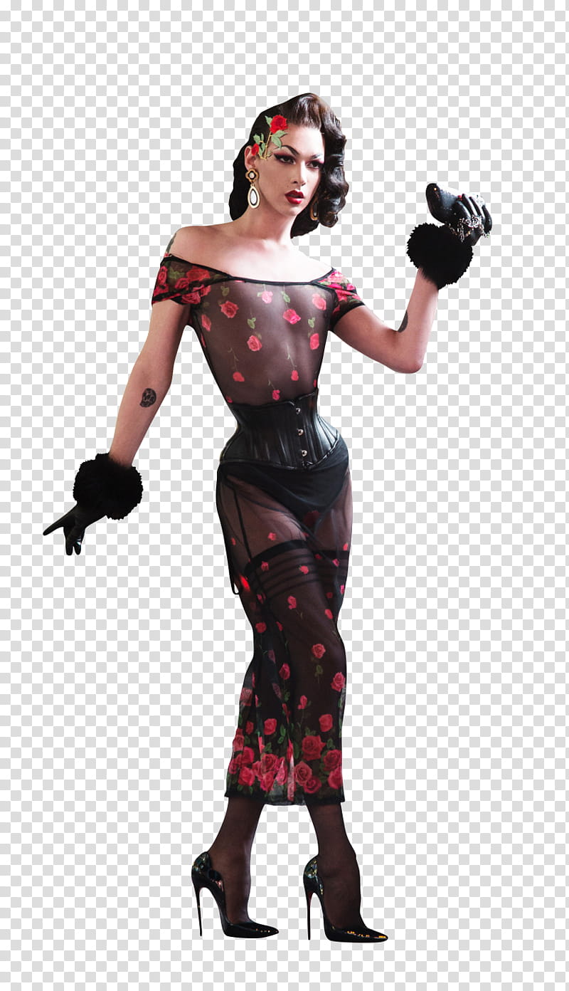 Violet Chachki x Miss Fame , JorgeMinaj () transparent background PNG clipart