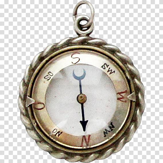 Circle Gold, Locket, Charm Bracelet, Compass, Pendant, Silver, Pocket Watch, Antique transparent background PNG clipart