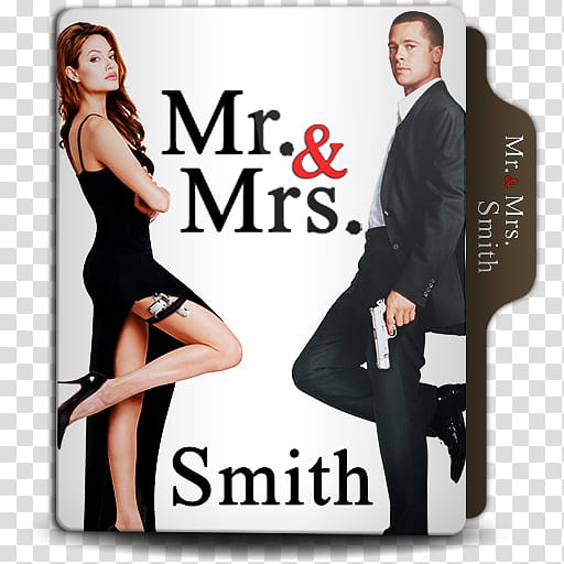 Movies  folder icon, Mr. & Mrs. Smith. () transparent background PNG clipart