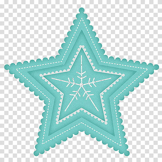 Christmas Stuff, teal and white star graphic screenshot transparent background PNG clipart