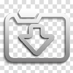 Simple Rocket Dock Icons, folder , gray arrow folder icon transparent background PNG clipart
