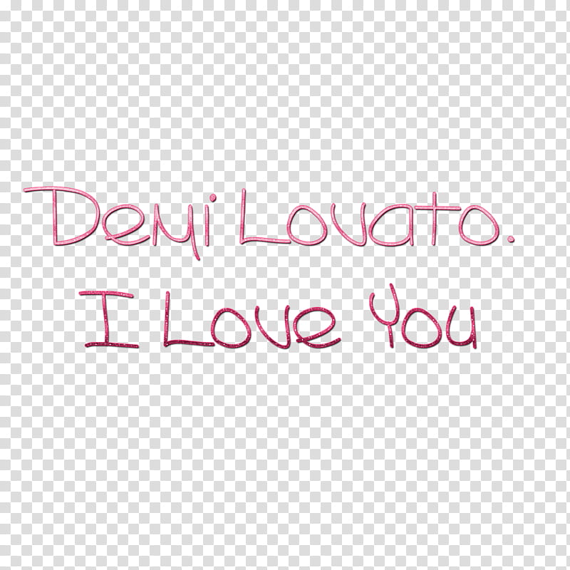 demi lovato texto transparent background PNG clipart