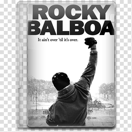 Movie Icon Mega , Rocky Balboa, Rocky Balboa poster transparent background PNG clipart