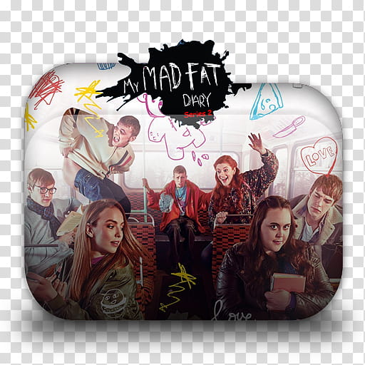 My Mad Fat Diary Series   , mymadfatdiary icon transparent background PNG clipart