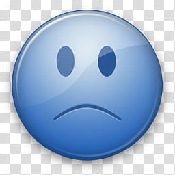 Blueticons Win, Sad, sad emoji transparent background PNG clipart