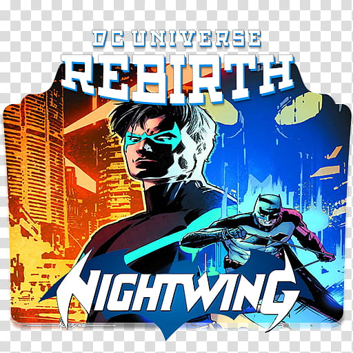 DC Rebirth Icon Folders Vol , Nightwing  transparent background PNG clipart