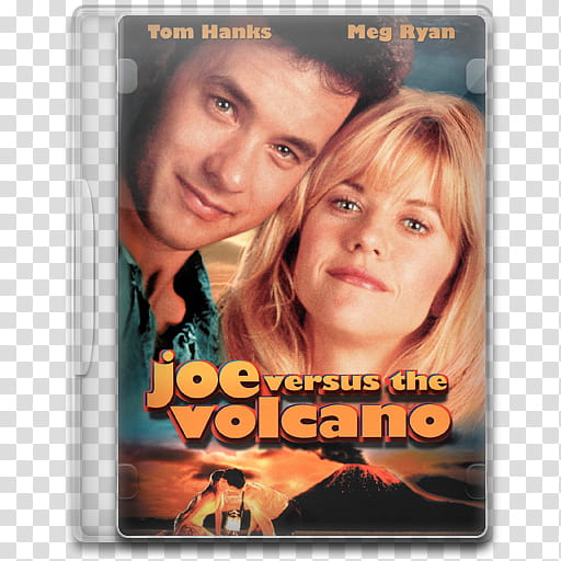 Movie Icon , Joe Versus the Volcano, Joe Versus the Volcano DVD case transparent background PNG clipart
