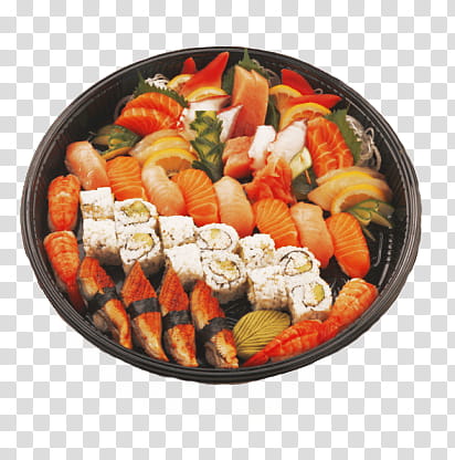 Japanese, sushi platter transparent background PNG clipart