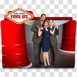 Penn and Teller Fool Us Folder Icon, pennandtellerfu- transparent background PNG clipart