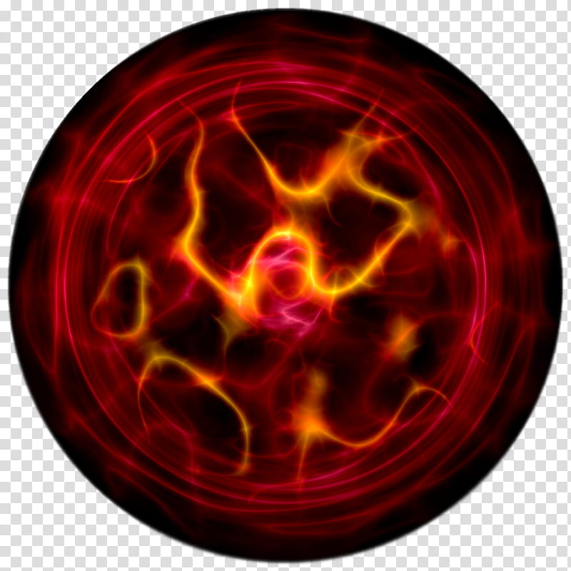 Plasma energy Magic sphere fire , orange and yellow orb illustration transparent background PNG clipart