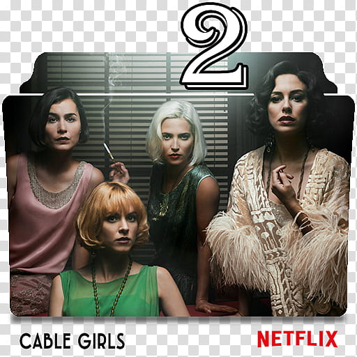 Cable Girls series and season folder icons, Cable Girls S ( transparent background PNG clipart
