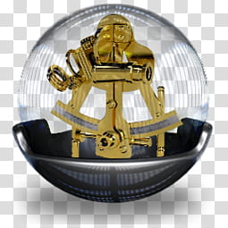 Sphere   , gold sextant raster art transparent background PNG clipart