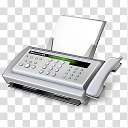 Windows Seven Gray Fax Machine Transparent Background Png Clipart Hiclipart