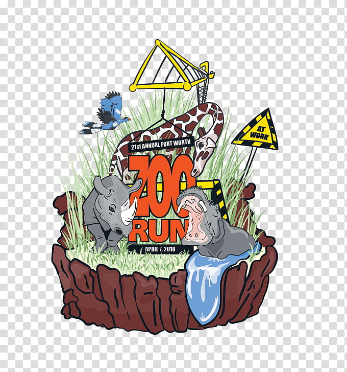 Cartoon Birthday Cake, Fort Worth Zoo, Dallas, Hippopotamus, Running, Safari, Food transparent background PNG clipart