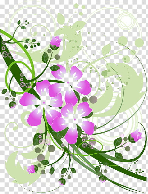 pink flowers art transparent background PNG clipart