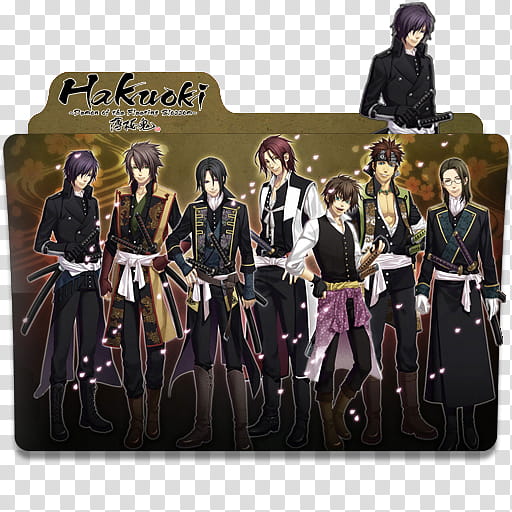 Anime Icon Pack , Hakuouki  transparent background PNG clipart
