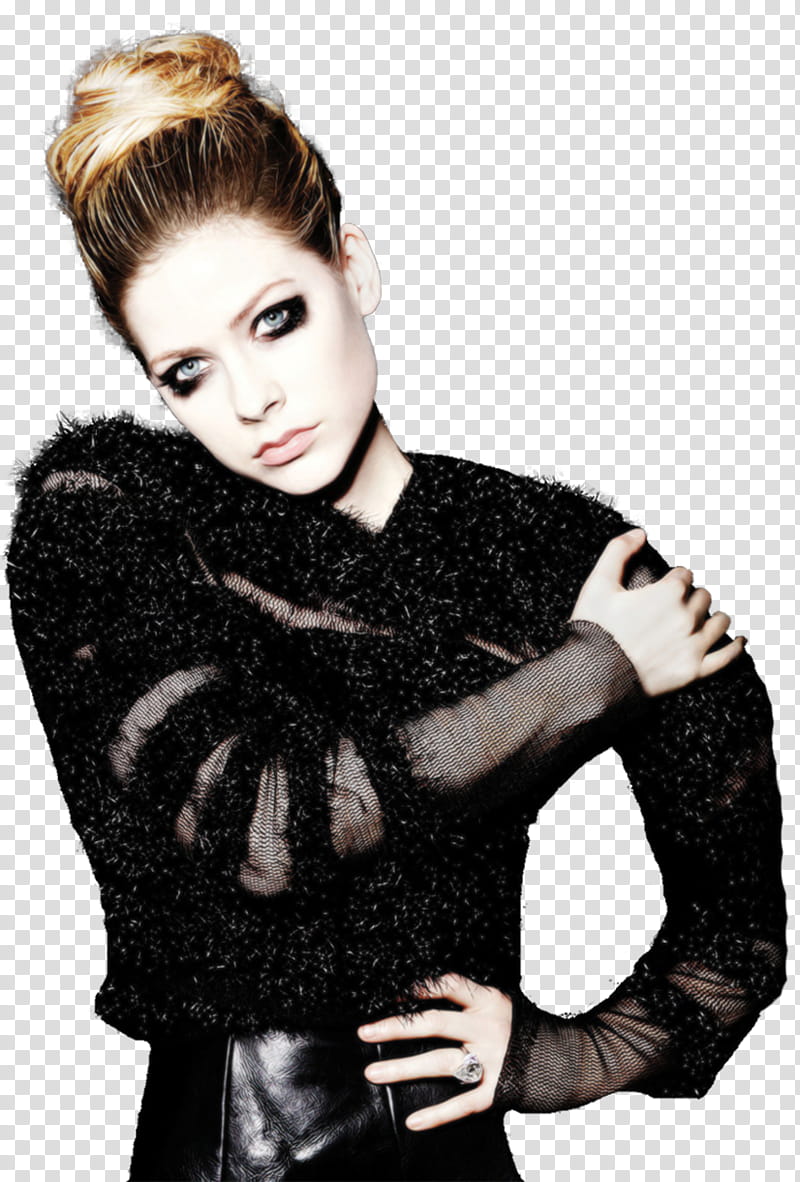 Avril Lavigne, Avril Lavigne posing transparent background PNG clipart