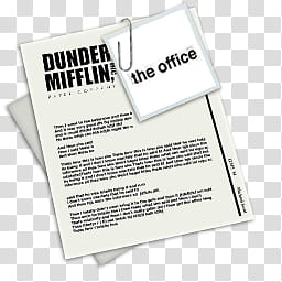 The Office Collection, Dunder Mifflin the office text transparent background PNG clipart