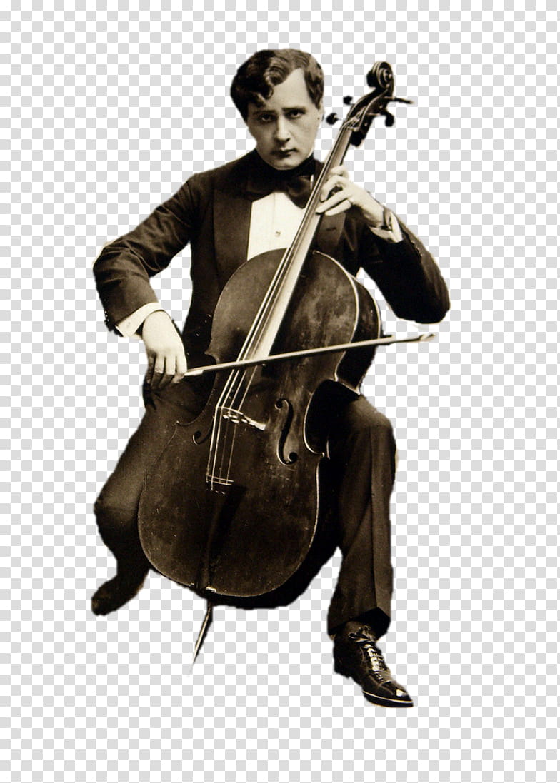 Vintage Cellist cut out, man playing cello transparent background PNG clipart