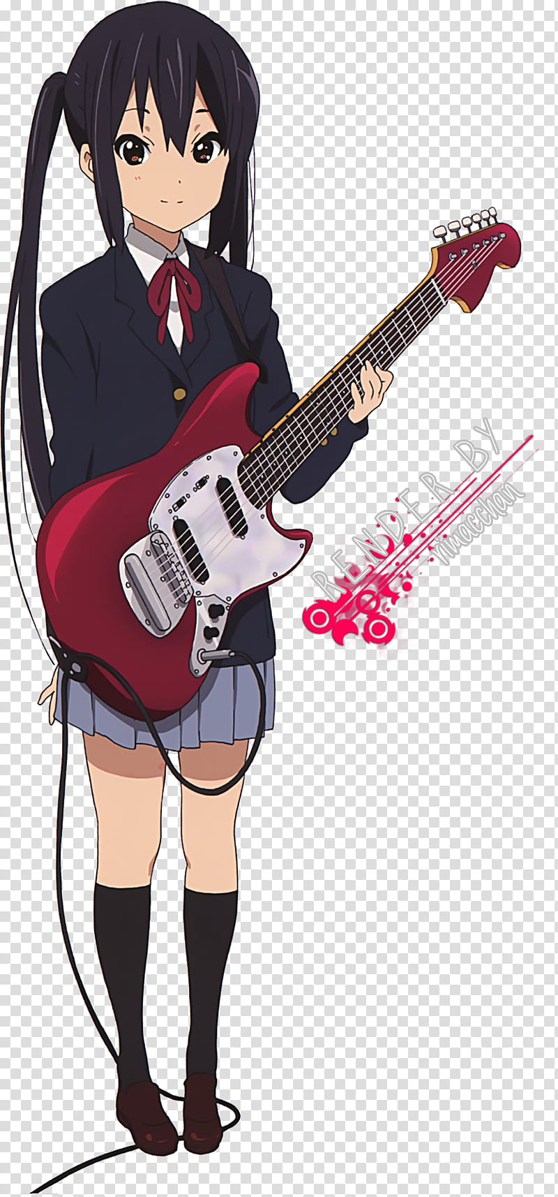 girl playing guitar art transparent background PNG clipart