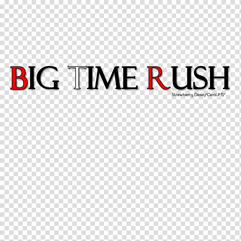 Big Time Rush Text transparent background PNG clipart