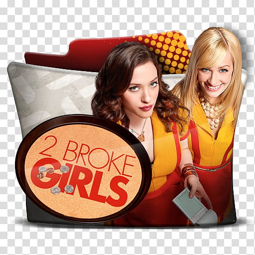 TV Series Folder icons Pack  HD,  broke girls transparent background PNG clipart