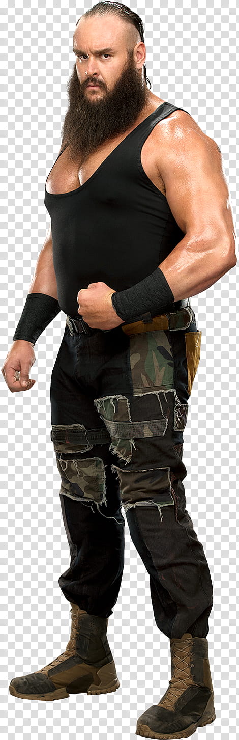 Braun Strowman  NEW full body transparent background PNG clipart