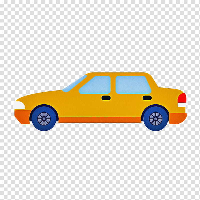 vehicle yellow car automotive exterior font, Notchback, Vehicle Door, Model Car, Toy, Family Car transparent background PNG clipart