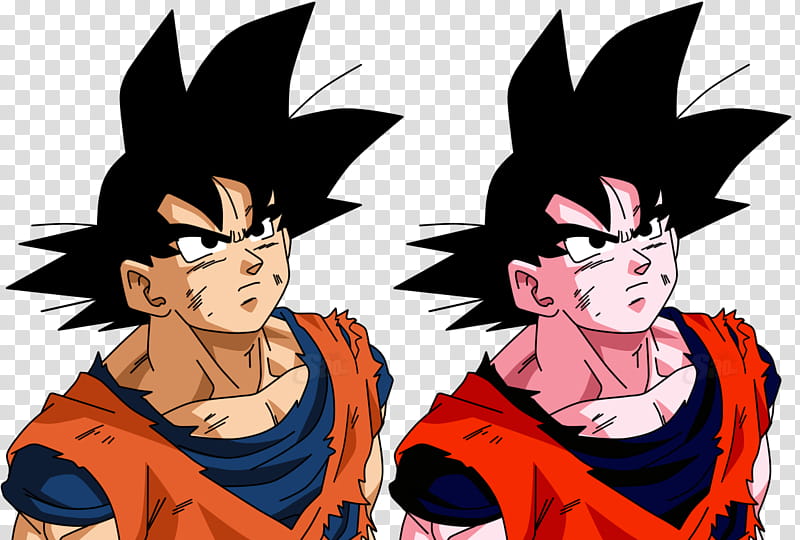 Goku DBS Two Styles transparent background PNG clipart