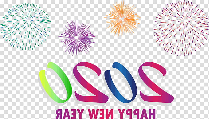 happy new year 2020 happy 2020 2020, Text, Line, Fireworks, Event, Logo, Holiday transparent background PNG clipart