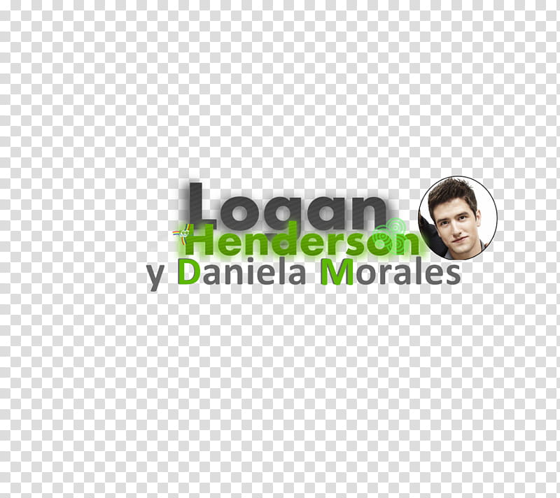 Texto Logan Henderson y Daniela Morales transparent background PNG clipart