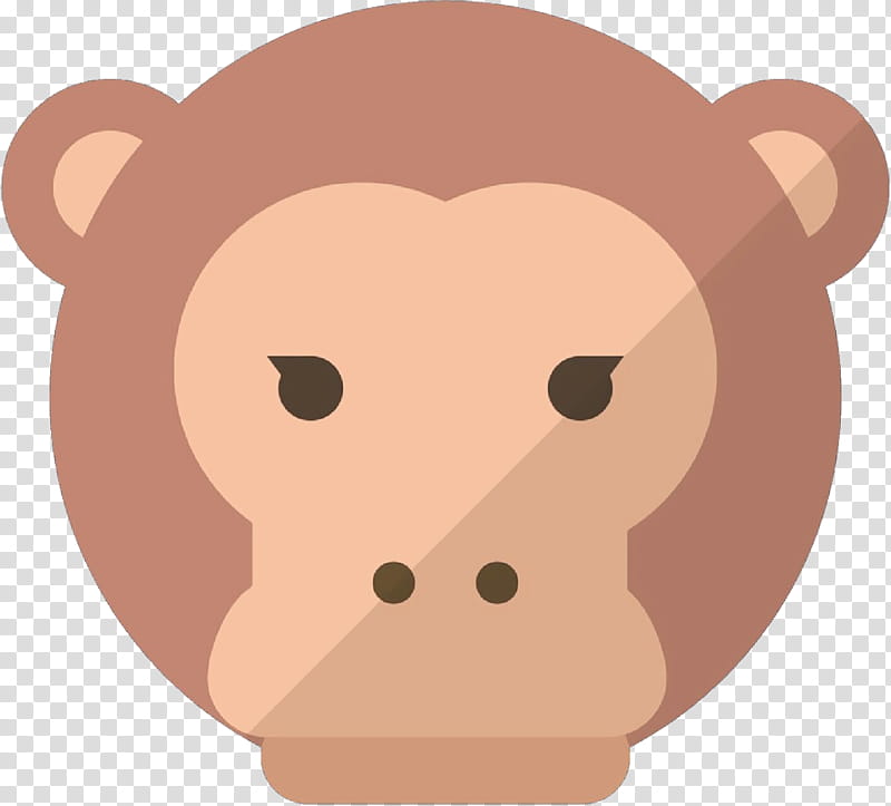 cartoon bear head nose brown, Cartoon, Brown Bear, Cheek, Snout transparent background PNG clipart