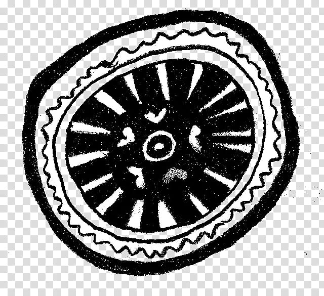 , black and white wheel and tire drawing transparent background PNG clipart