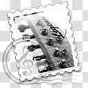 Guitar Stamps Collection, guitar mail icon transparent background PNG clipart